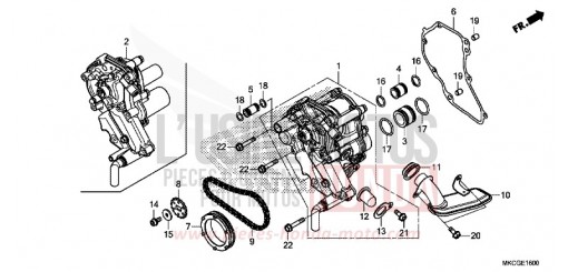 POMPE A HUILE GL1800L de 2020